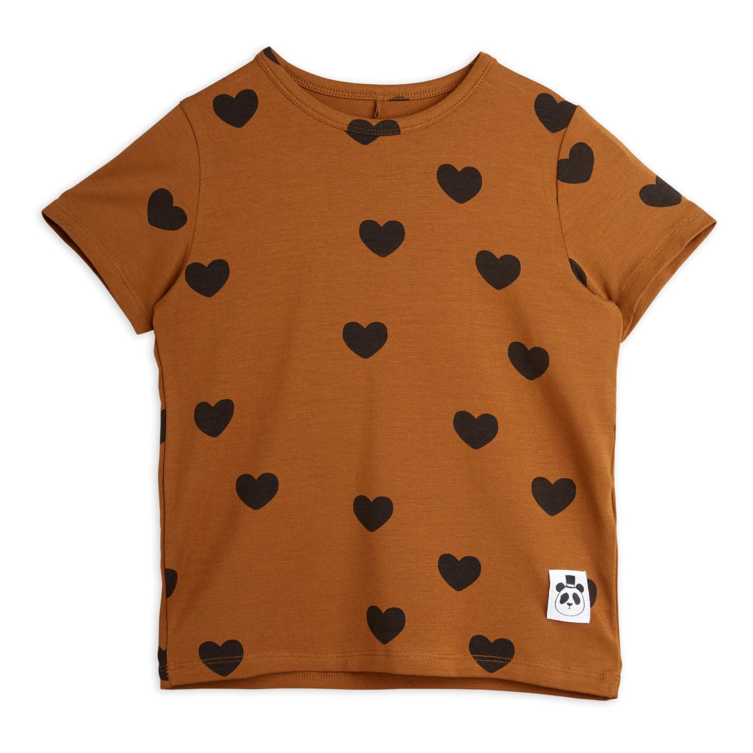Lyocell Heart T-shirt Brown Mini Rodini Fashion Baby, Children 1 Lyocell Heart T-shirt Brown Mini Rodini Fashion Baby, Children