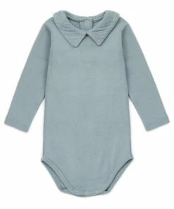 Mail Organic Cotton Collar Babygrow Light blue Bonton Fashion Baby