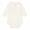 Mail Organic Cotton Frill Collar Babygrow Pale pink Bonton Fashion Baby