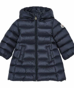 Majeure Down Jacket Navy blue Moncler Fashion Baby, Children