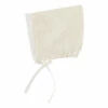 Manel Cotton Muslin Bonnet Ecru Louisiella Fashion Baby