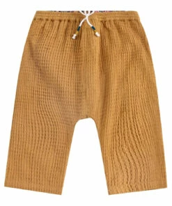 Manuel Waffle Harem Pants Ochre Louise Misha Fashion Baby