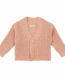 Mate Cardigan Pale pink Poudre Organic Fashion Teen, Baby, Children