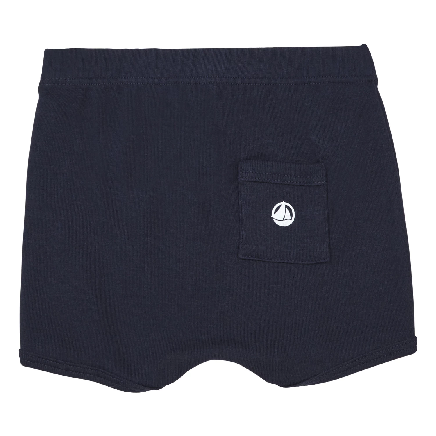 Matheo Shorts Navy blue Petit Bateau Fashion Baby 2 Matheo Shorts Navy blue Petit Bateau Fashion Baby - Image 2