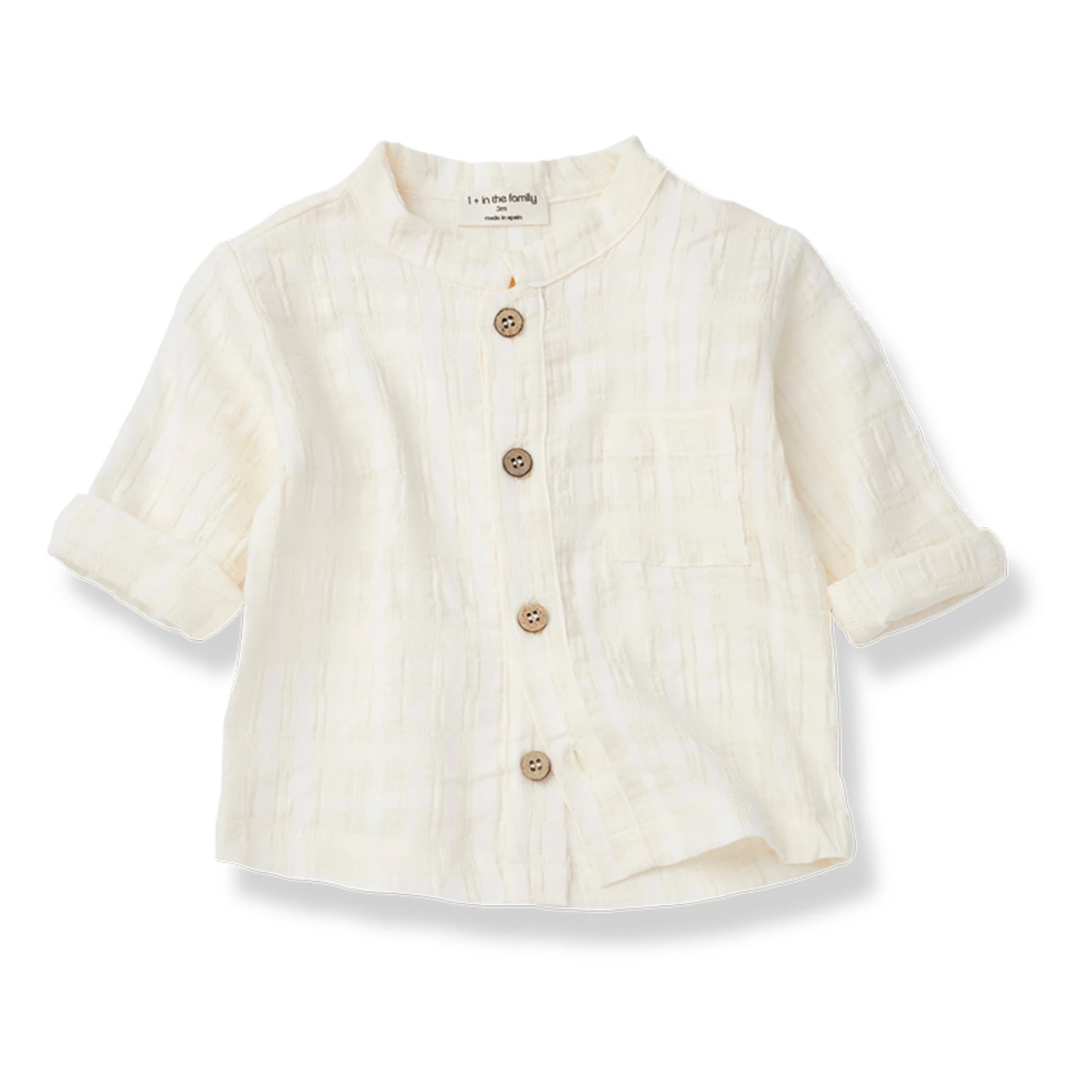Mauri Cotton Crepe Shirt Off white 1+ in the family Fashion Baby, Children 1 Mauri Cotton Crepe Shirt Off white 1+ in the family Fashion Baby, Children