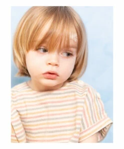 Max Striped Playsuit Ecru Ketiketa Fashion Baby