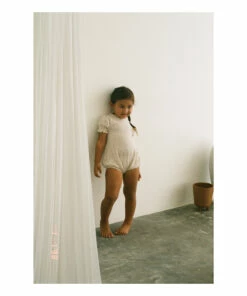 Meadow Romper Ecru Illoura the Label Fashion Baby, Children -Baby Tops Elegant Store meadow romper ecru illoura the label fashion baby children 4