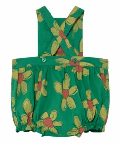 Meerkat Floral Romper Green The Animals Observatory Fashion Baby -Baby Tops Elegant Store meerkat floral romper green the animals observatory fashion baby 1