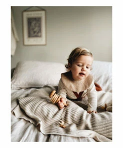 Merino Wool Removable Collar Beige Hvid Fashion Baby -Baby Tops Elegant Store merino wool removable collar beige hvid fashion baby 2