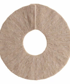 Merino Wool Removable Collar Beige Hvid Fashion Baby