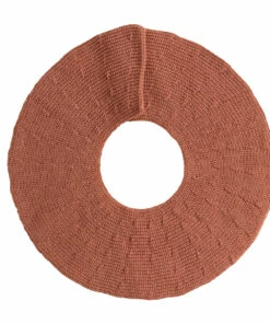 Merino Wool Removable Collar Rust Hvid Fashion Baby