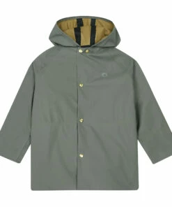 Midi Recycled Rain Coat Khaki Faire Child Fashion Baby, Children
