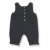 Milena Double Cotton Muslin Jumpsuit Carbon 1+ in the family Fashion Baby, Children