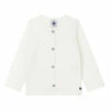 Milka Cardigan White Petit Bateau Fashion Baby