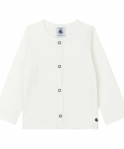 Milka Cardigan White Petit Bateau Fashion Baby