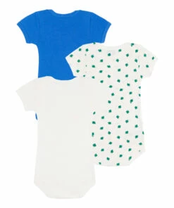 Mini Palmito Organic Cotton Baby Bodysuits - Set of 3 Blue Petit Bateau Fashion Baby 5 Mini Palmito Organic Cotton Baby Bodysuits - Set of 3 Blue Petit Bateau Fashion Baby -Baby Tops Elegant Store mini palmito organic cotton baby bodysuits set of 3 blue petit bateau fashion baby 2