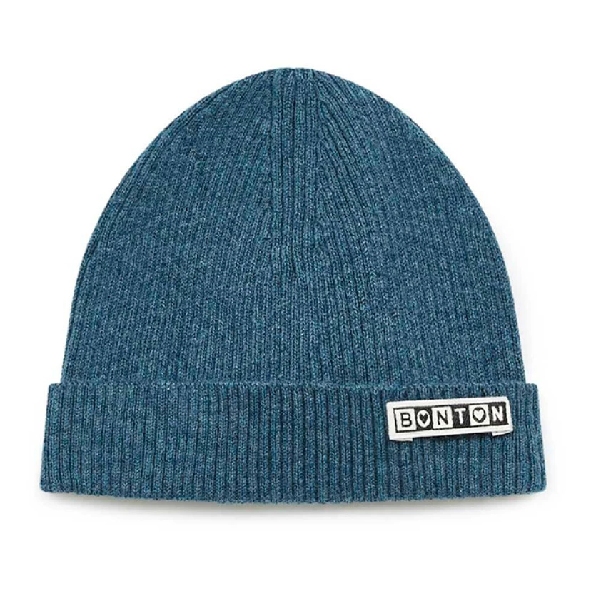 Minot Wool and Cotton Beanie Blue Bonton Fashion Baby 1 Minot Wool and Cotton Beanie Blue Bonton Fashion Baby