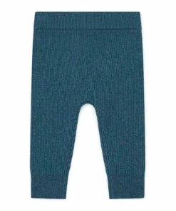 Minot Wool and Cotton Leggings Blue Bonton Fashion Baby