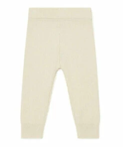 Minot Wool and Cotton Leggings Ecru Bonton Fashion Baby