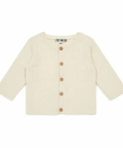 Minot Woollen Cardigan Ecru Bonton Fashion Baby