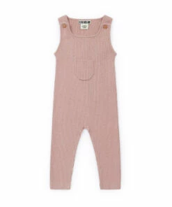 Minota Knitted Overalls Pink Bonton Fashion Baby