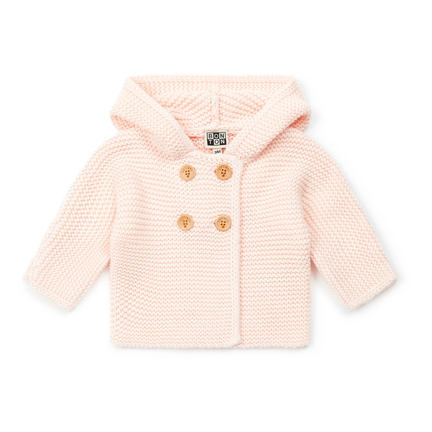 Miro Organic Cotton Jacket Pale pink Bonton Fashion Baby 1 Miro Organic Cotton Jacket Pale pink Bonton Fashion Baby