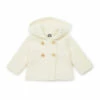 Miro Wool and Alpaca Coat Ecru Bonton Fashion Baby