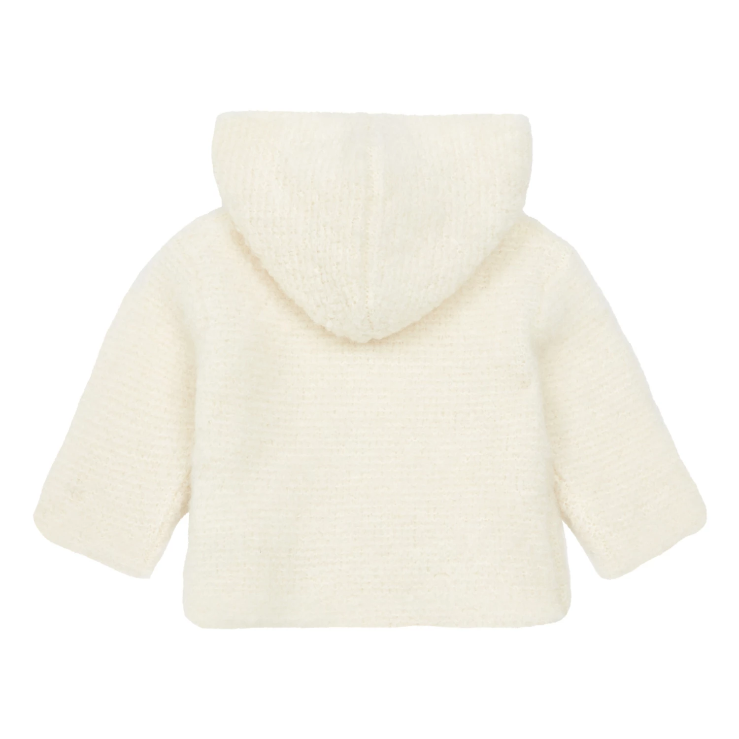 Miro Woollen Jacket Ecru Bonton Fashion Baby 3 Miro Woollen Jacket Ecru Bonton Fashion Baby - Image 3