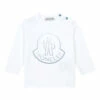 ML T-shirt White Moncler Fashion Baby