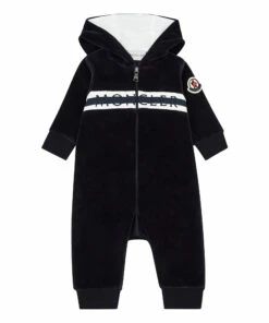 Moncler Baby Snowsuit Navy blue Moncler Fashion Baby