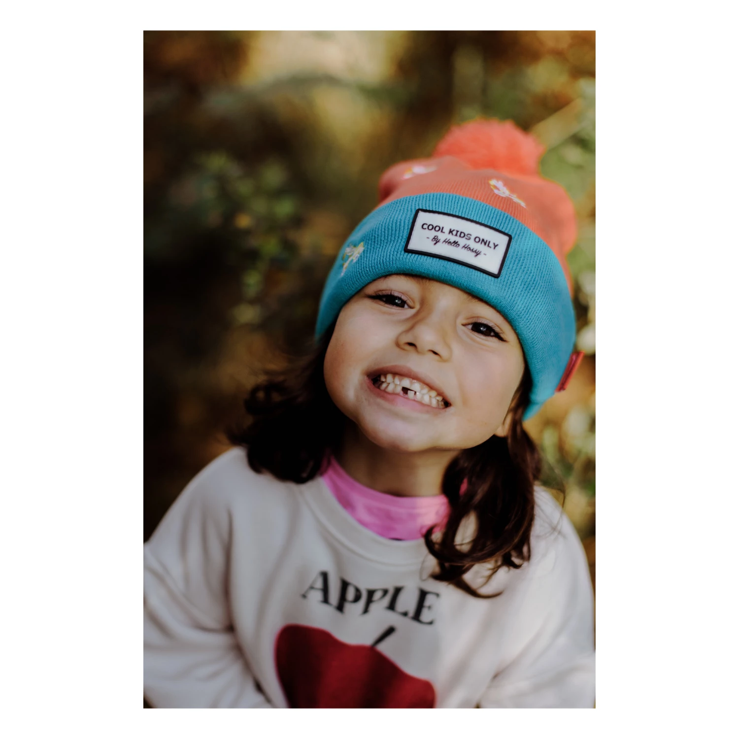 Mountain Beanie Pink Hello Hossy Fashion Baby, Children 4 Mountain Beanie Pink Hello Hossy Fashion Baby, Children - Image 4