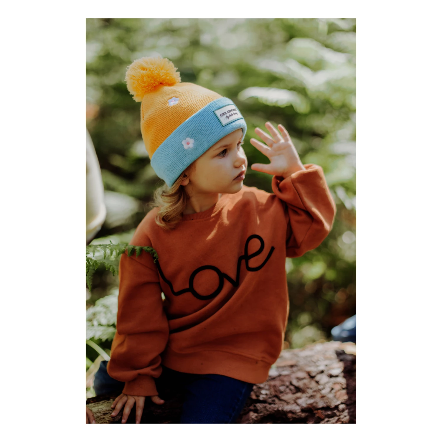 Mountain Beanie Yellow Hello Hossy Fashion Baby, Children 3 Mountain Beanie Yellow Hello Hossy Fashion Baby, Children - Image 3
