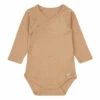 Mugwort Pointelle Pyjamas Camel Poudre Organic Fashion Baby