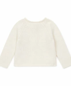 Mulot Merino Wool Cardigan Ecru Bonton Fashion Baby 5 Mulot Merino Wool Cardigan Ecru Bonton Fashion Baby -Baby Tops Elegant Store mulot merino wool cardigan ecru bonton fashion baby 2