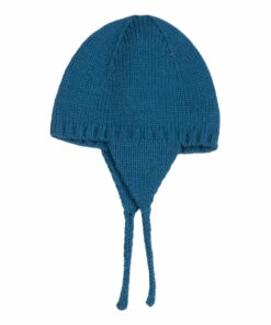 Mulot Wool and Alpaca Beanie Peacock blue Bonton Fashion Baby