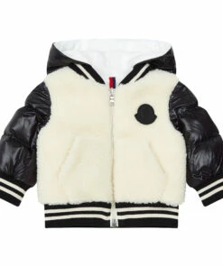 Munis Down Jacket Ecru Moncler Fashion Baby, Children