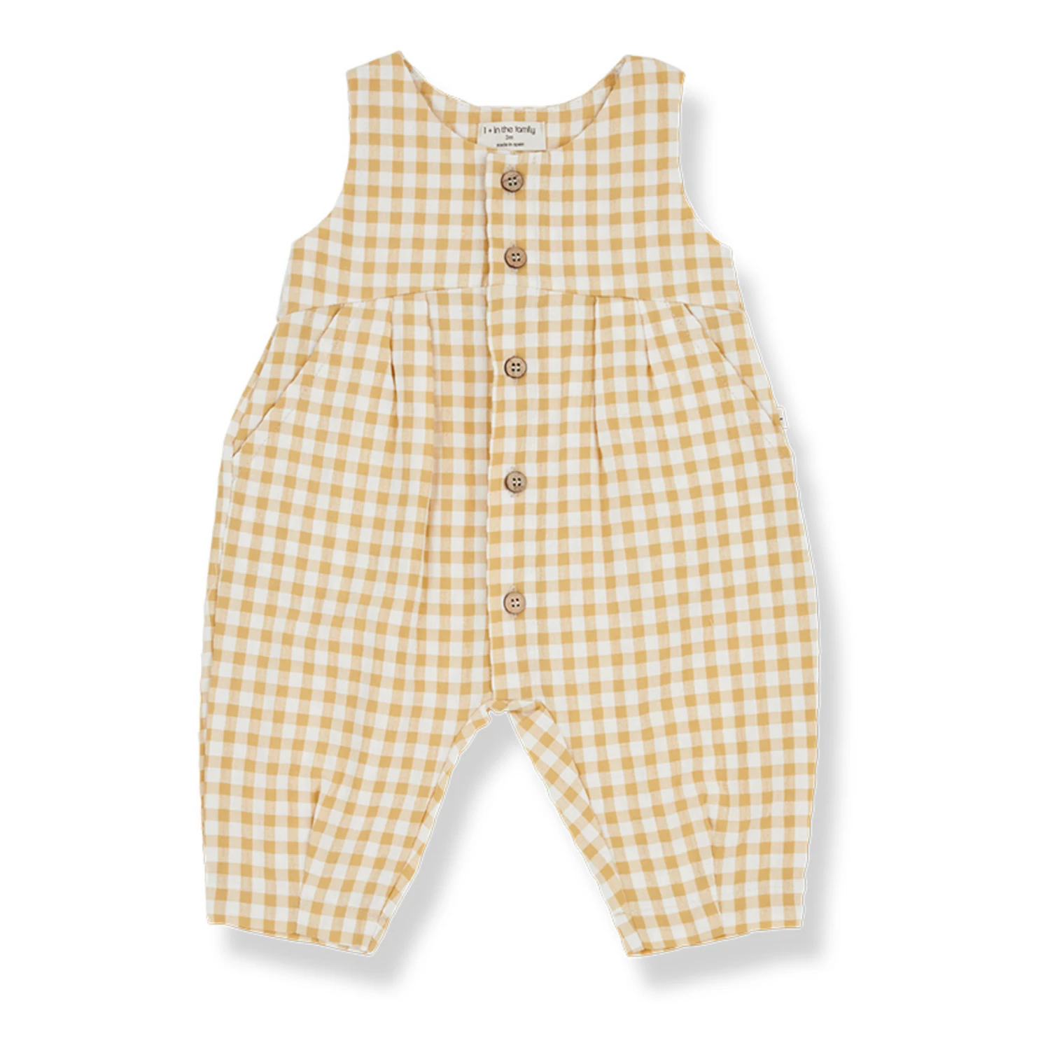 Nadja Cotton Crepe Jumpsuit Yellow 1+ in the family Fashion Baby, Children 1 Nadja Cotton Crepe Jumpsuit Yellow 1+ in the family Fashion Baby, Children
