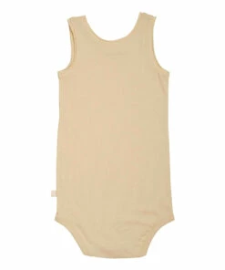 Nap Organic Cotton Babygrow Beige Minimalisma Fashion Baby -Baby Tops Elegant Store nap organic cotton babygrow beige minimalisma fashion baby 2