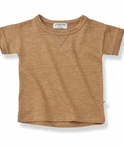 Narcis Linen T-shirt Chocolate 1+ in the family Fashion Baby, Children