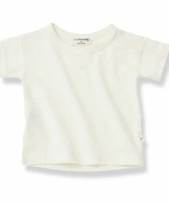Narcis Linen T-shirt Off white 1+ in the family Fashion Baby, Children