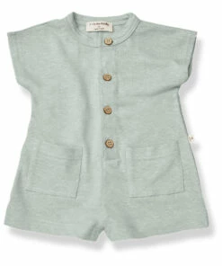 Nausica Linen Playsuit Green water 1+ in the family Fashion Baby, Children