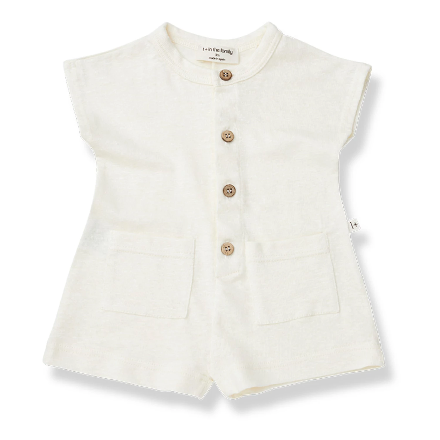 Nausica Linen Playsuit Off white 1+ in the family Fashion Baby, Children 1 Nausica Linen Playsuit Off white 1+ in the family Fashion Baby, Children