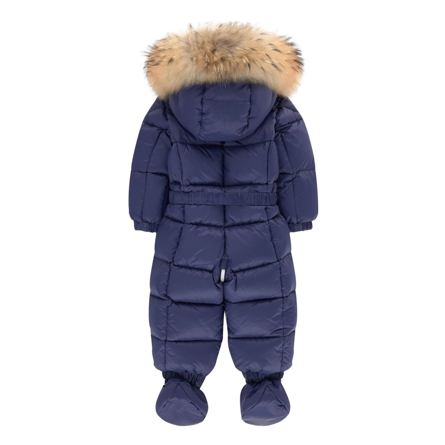 New Jean down jumpsuit Navy blue Moncler Fashion Baby 2 New Jean down jumpsuit Navy blue Moncler Fashion Baby - Image 2