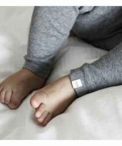 Nicer Organic Cotton Leggings Grey Minimalisma Fashion Baby, Children -Baby Tops Elegant Store nicer organic cotton leggings grey minimalisma fashion baby children 2