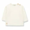 Noelle Organic Cotton T-shirt Ecru 1+ in the family Fashion Baby