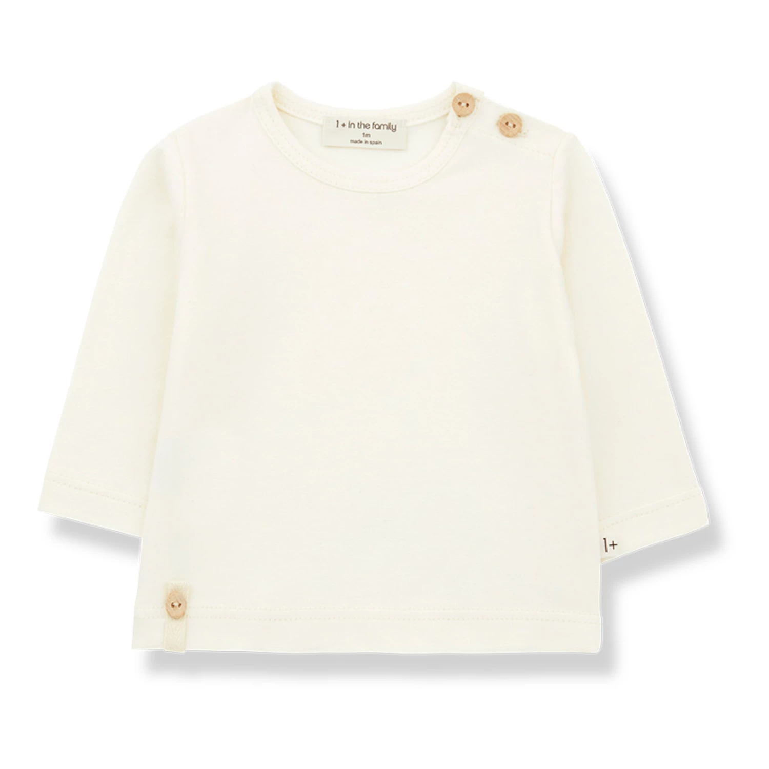 Noelle Organic Cotton T-shirt Ecru 1+ in the family Fashion Baby 1 Noelle Organic Cotton T-shirt Ecru 1+ in the family Fashion Baby