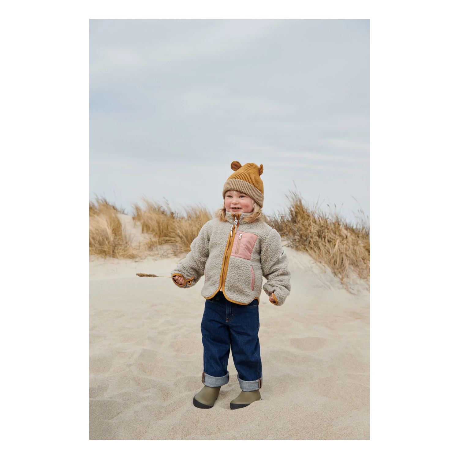 Nolan Recycled Polyester Jacket Beige Liewood Fashion Baby, Children 2 Nolan Recycled Polyester Jacket Beige Liewood Fashion Baby, Children - Image 2