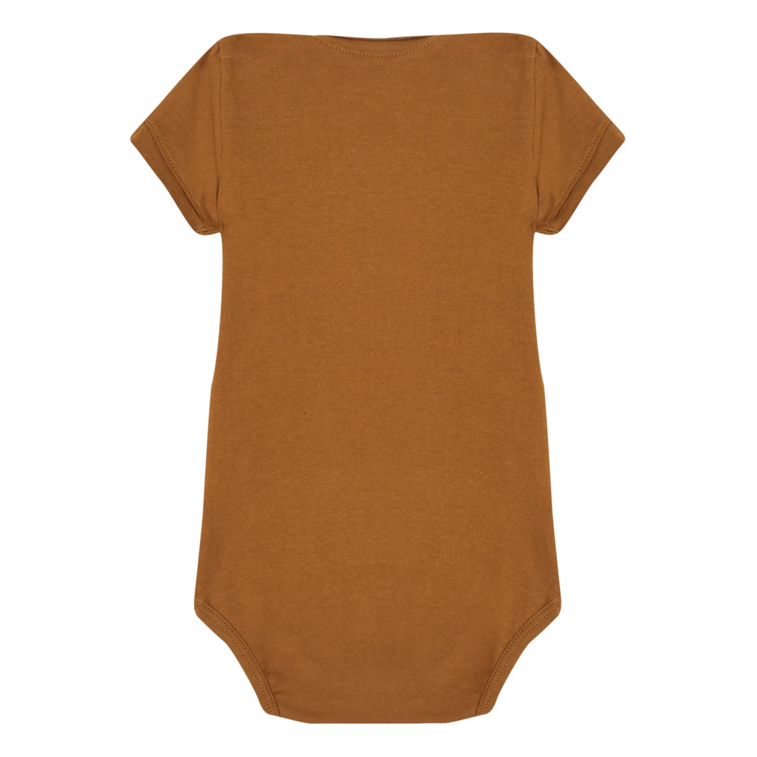 Nomas Organic Cotton Babygrow Ochre Minimalisma Fashion Baby 2 Nomas Organic Cotton Babygrow Ochre Minimalisma Fashion Baby - Image 2