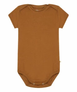 Nomas Organic Cotton Babygrow Ochre Minimalisma Fashion Baby