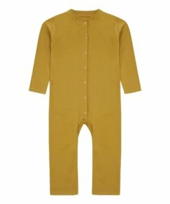 Noor Organic Cotton Jumpsuit Camel Minimalisma Fashion Baby, Children